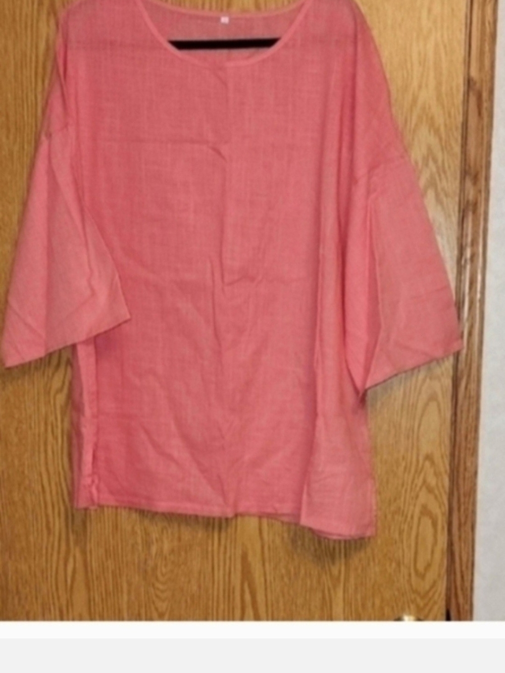 Lightweight Boxy Coral Top